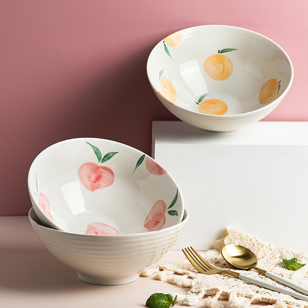 Fruit Pattern Style Salad & Rice Bowl - Grafton Collection