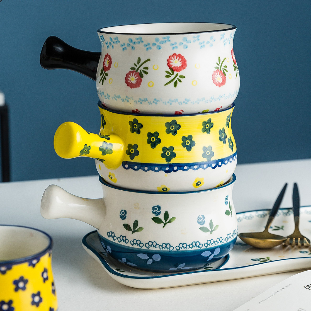 Glaze Baking Bowl With Handle - Grafton Collection