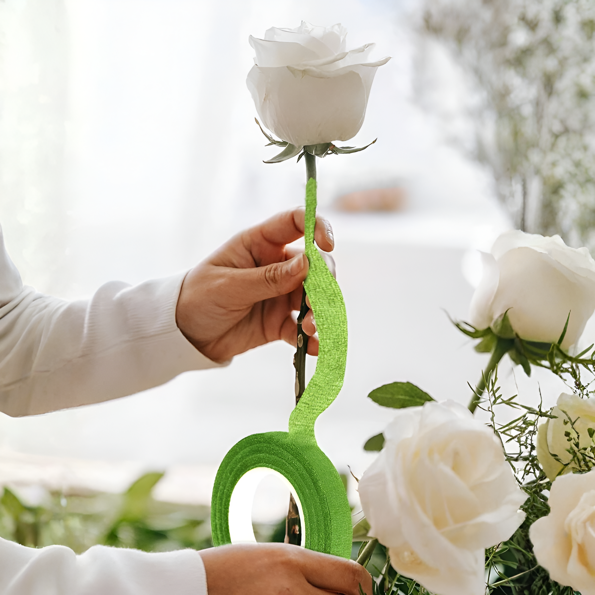 Floral Craft Tapes For Bouquet Stem Wrapping And Design Projects