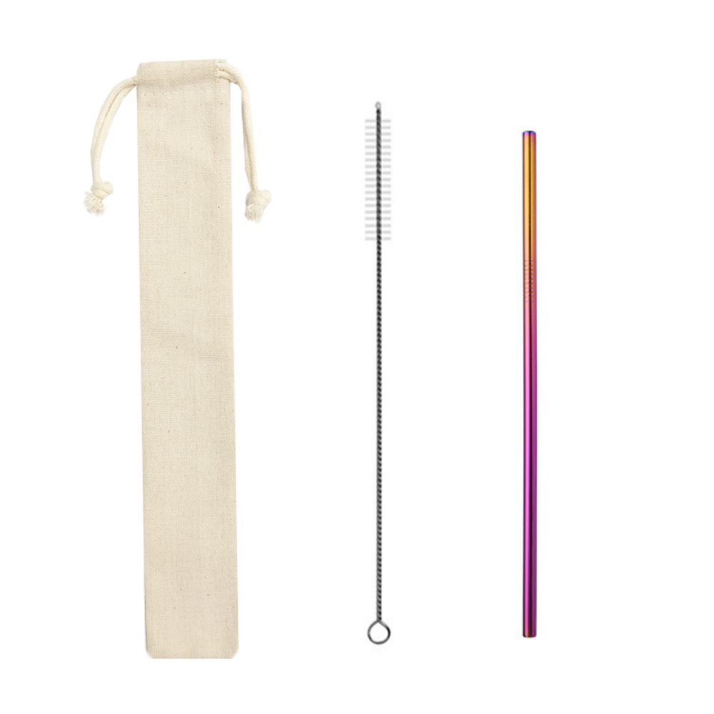 Stainless Steel Reusable Straws With Pouch - Grafton Collection