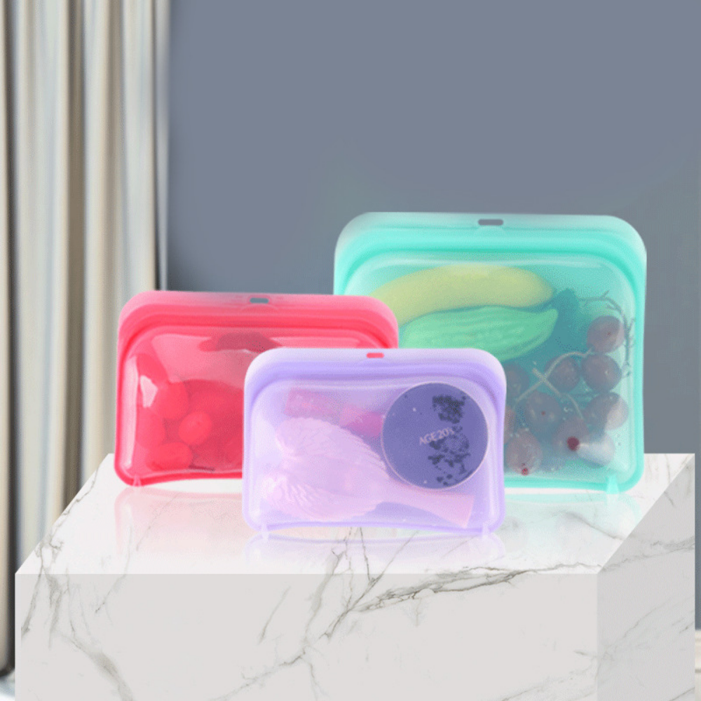 Silicone Coloured Food Storage Bags - Grafton Collection