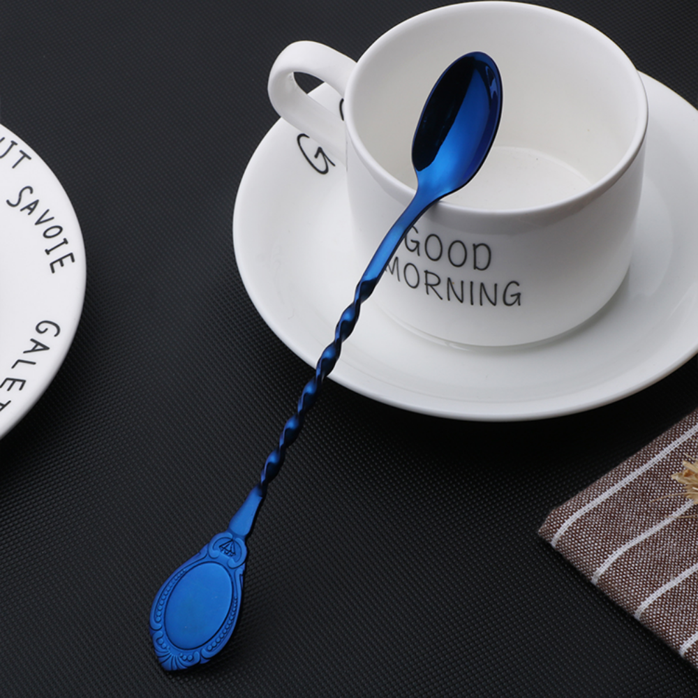 Long-Handled Stainless Steel Cocktail Stirring Spoons - Grafton Collection