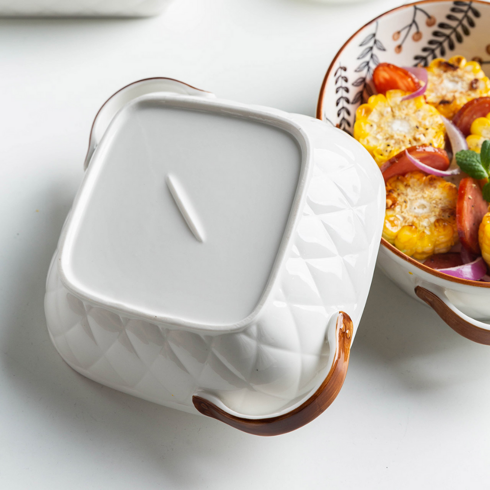 Hand Painted Leaf Dishes - Grafton Collection