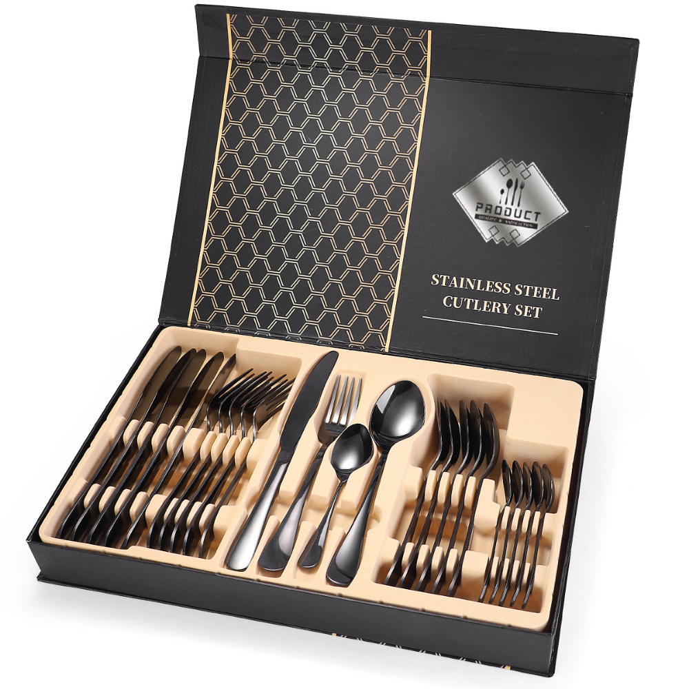 Stainless Steel Cutlery Set - 16 & 24 Pieces - Grafton Collection