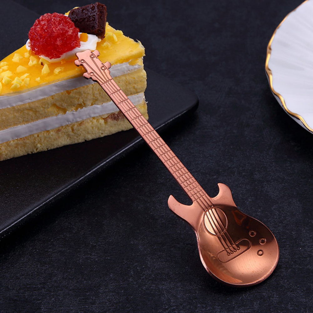 Creative Guitar Shaped Stainless Steel Spoons - Grafton Collection