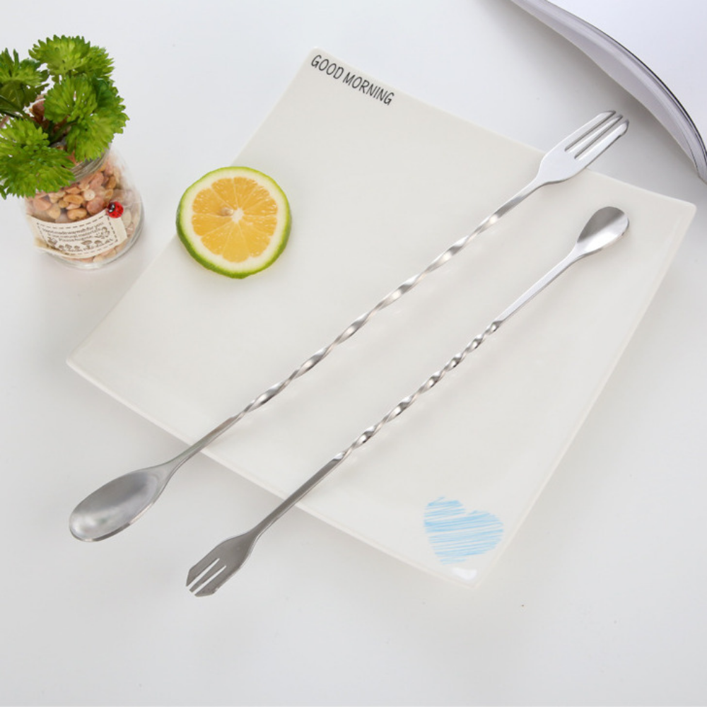 Stainless Steel Bar Spoon/Fork - Grafton Collection