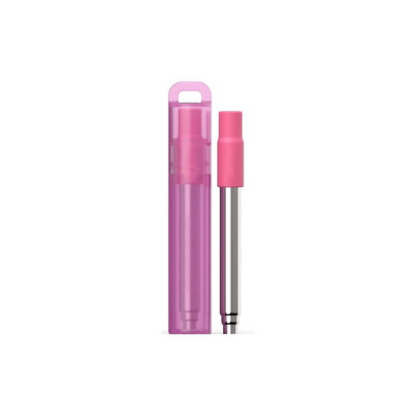 Collapsible Metal Straws + Cleaning Brush And Case - Grafton Collection