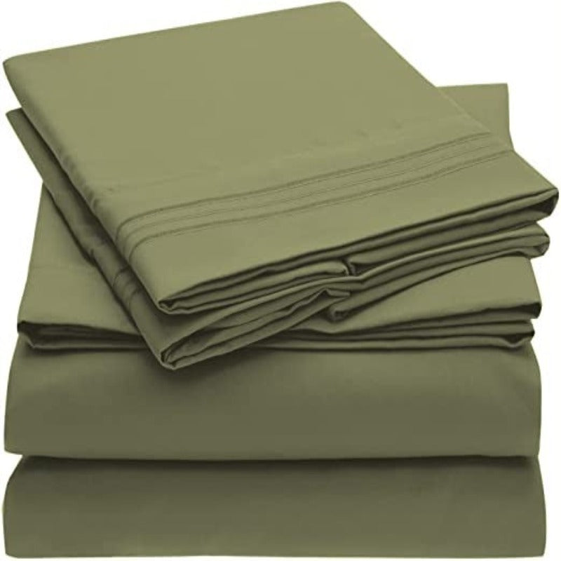 Extra Deep Pocket Bedding Sheets & Pillowcases - Hotel Luxury, Ultra Soft, Cooling Bed Sheets - Grafton Collection