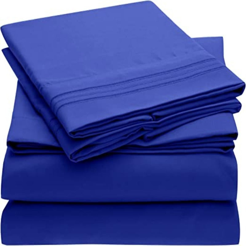 Extra Deep Pocket Bedding Sheets & Pillowcases - Hotel Luxury, Ultra Soft, Cooling Bed Sheets - Grafton Collection