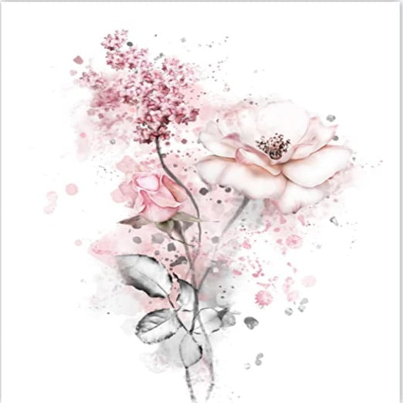 Wall Decor Fashion Canvas Pictures Bathroom Wall Art for Bedroom Living Room Wall Decor Painting Picture Artwork Wood Framed Wall Decor Easy to Hang - Grafton Collection