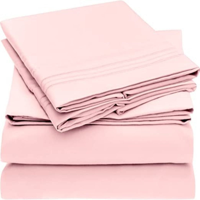 Extra Deep Pocket King Size Sheets - Bedding Sheets & Pillowcases - Hotel Luxury, Ultra Soft, Cooling Bed Sheets - Grafton Collection