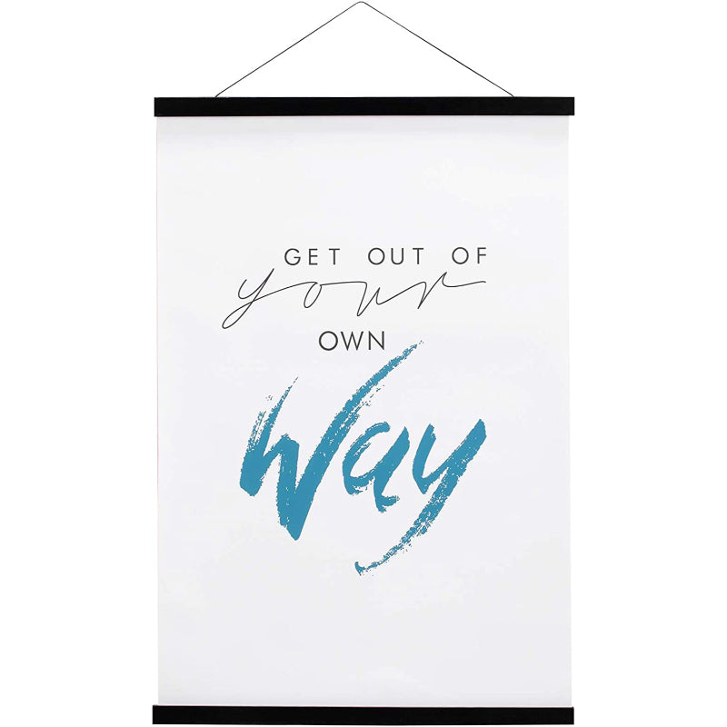 Magnetic Poster Hanger Frame, Solid Wood Magnetic Frame For Posters, Prints, Photos, Pictures, Maps, Scrolls, And Canvas Artwork - Grafton Collection