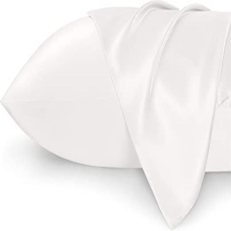 Silk Satin Pillowcase Set of 2 - Silk Pillowcases for Hair and Skin, Satin Pillow Covers 2 Pack with Envelope Closure - Grafton Collection