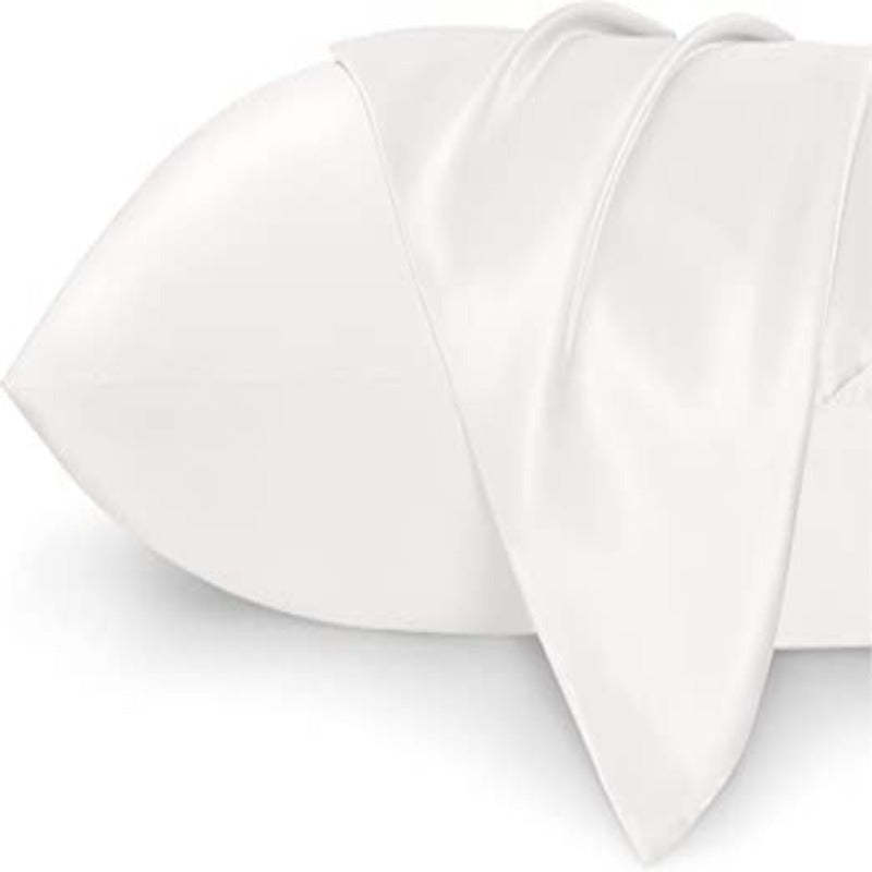 Silk Satin Pillowcase Set of 2 - Silk Pillowcases for Hair and Skin, Satin Pillow Covers 2 Pack with Envelope Closure - Grafton Collection