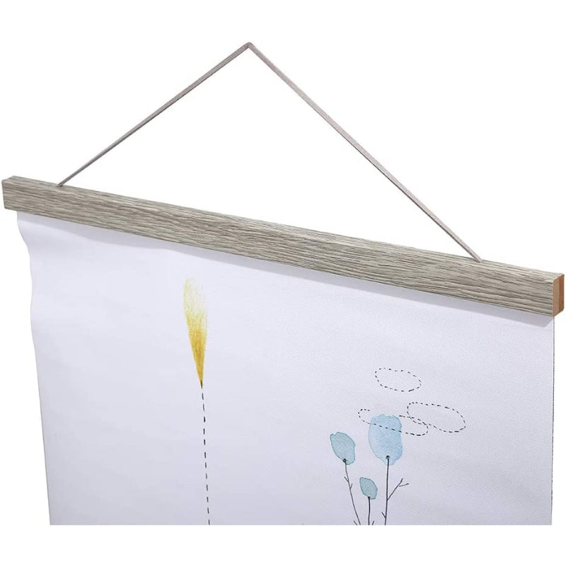 Magnetic Poster Hanger, Poster Frame Wood Wooden Magnet Print Posters Dowel Scroll Hanger Hangers Hanging Kit For Walls Map Canvas Artwork - Grafton Collection