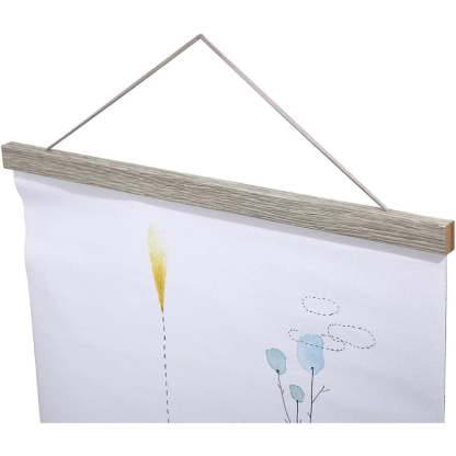 Magnetic Poster Hanger, Poster Frame Wood Wooden Magnet Print Posters Dowel Scroll Hanger Hangers Hanging Kit For Walls Map Canvas Artwork - Grafton Collection