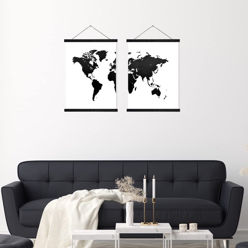 Magnetic Poster Frame Hanger For Photos, Pictures, Prints, Maps, Scrolls And Canvas Artwork - Grafton Collection