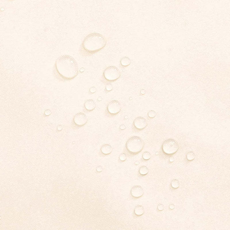 Beige Shower Curtain Liner - Lightweight Shower Curtain With Magnets, Metal Grommets - Grafton Collection