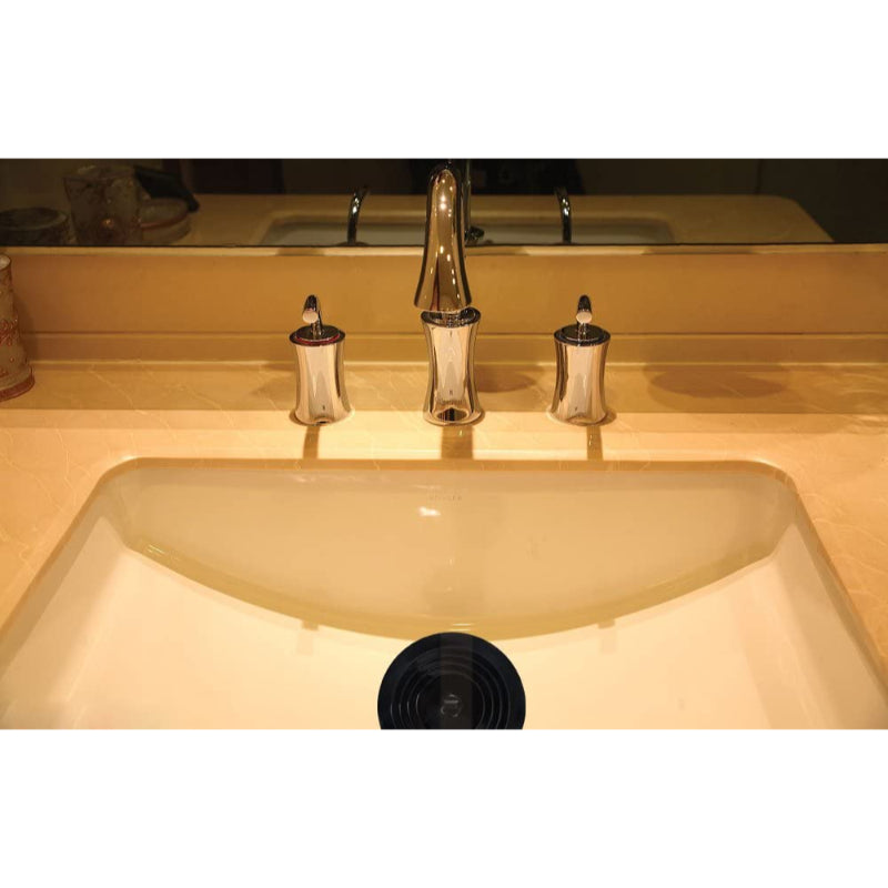 Tub Stopper 2 Pack, 6 Inches Large Silicone Drain Plug Hair Stopper Flat Suction Cover For Kitchen Bathroom Accessories And Laundry - Grafton Collection