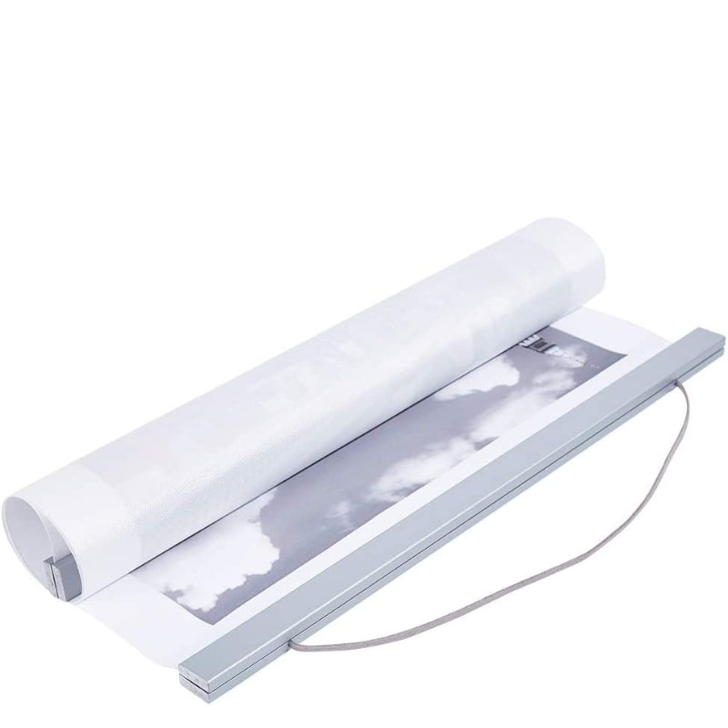 Magnetic Poster Hanger Frame, Light Wood Wooden Magnet Canvas Artwork Print Dowel Poster Hangers Frames Hanging Kits - Grafton Collection