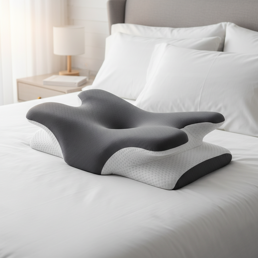 Ergonomic Memory Foam Contour Pillow