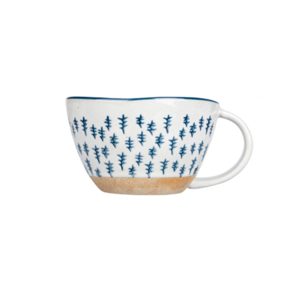 Hand-Painted Pottery Mugs - Grafton Collection
