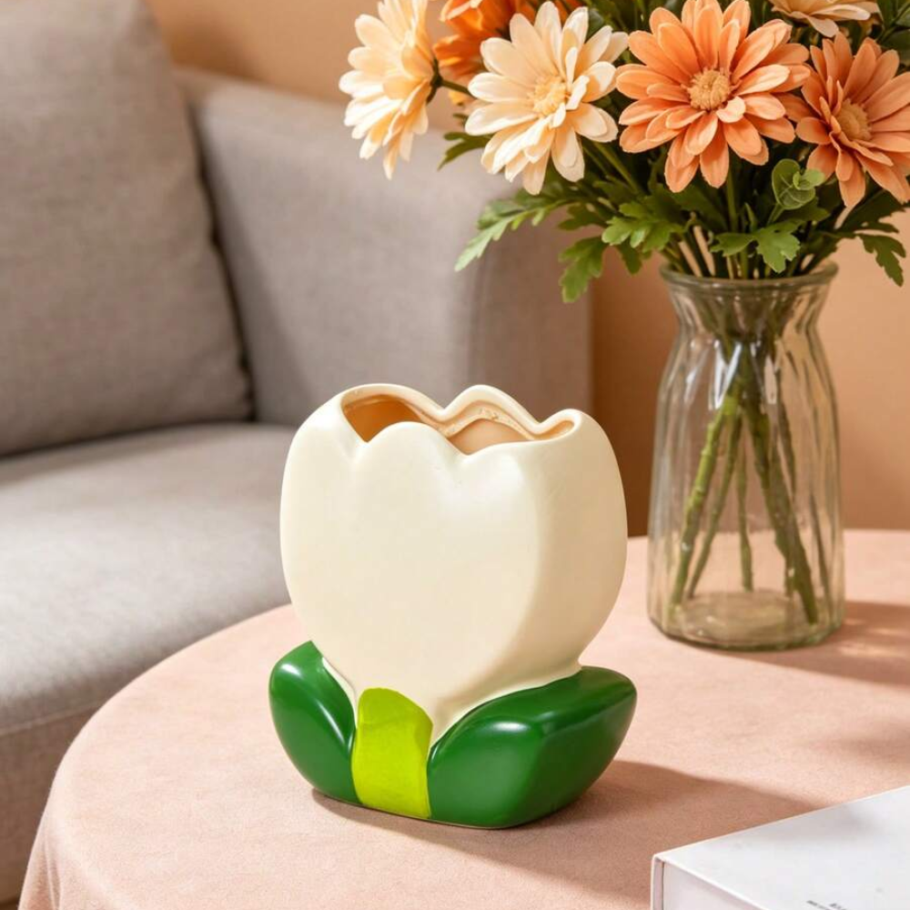 Handmade Realistic Strawberry Resin Vase Bohemian Style Home Decor Gift For Birthday Graduation