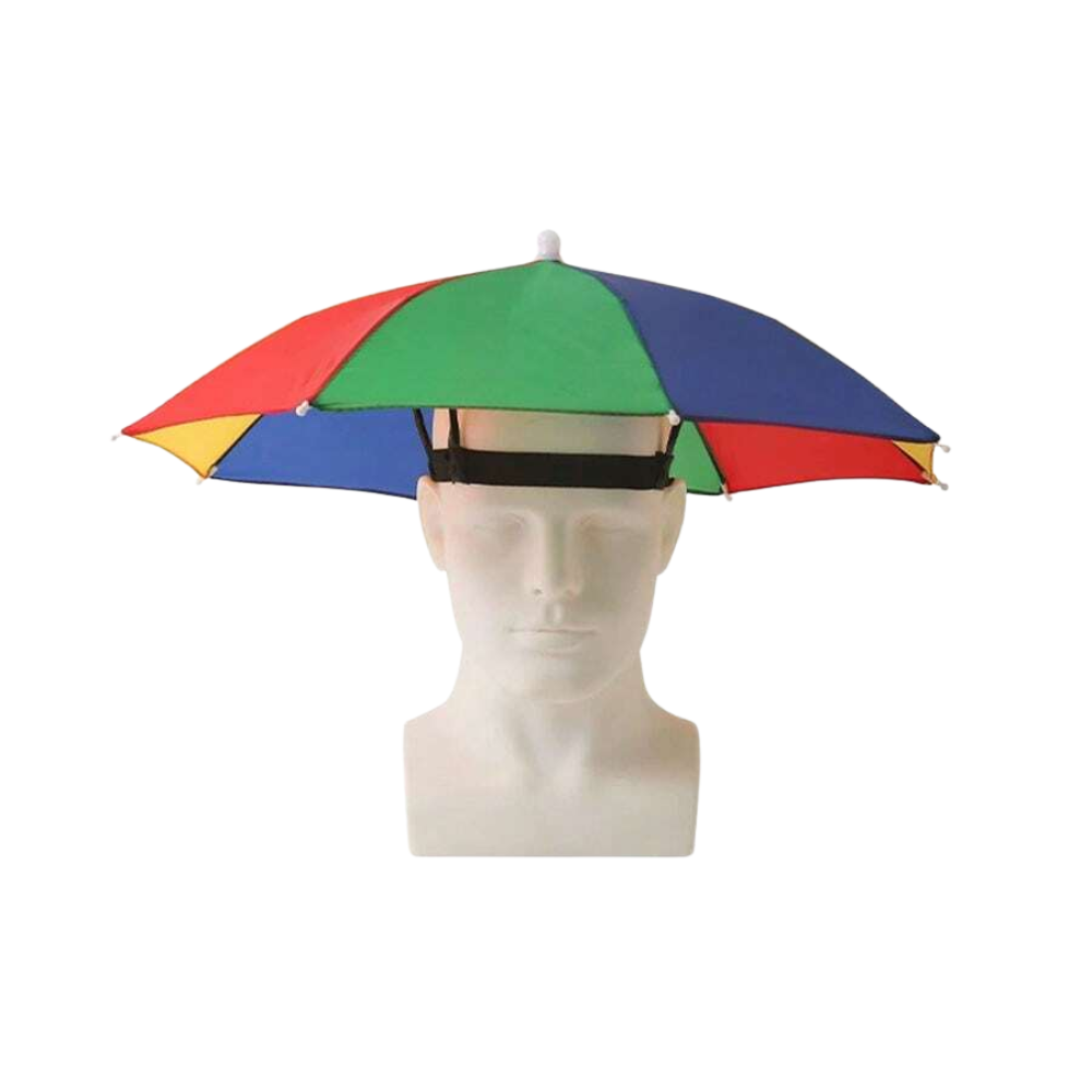 Elastic Headband Umbrella Hat For Camping And Fishing Uv