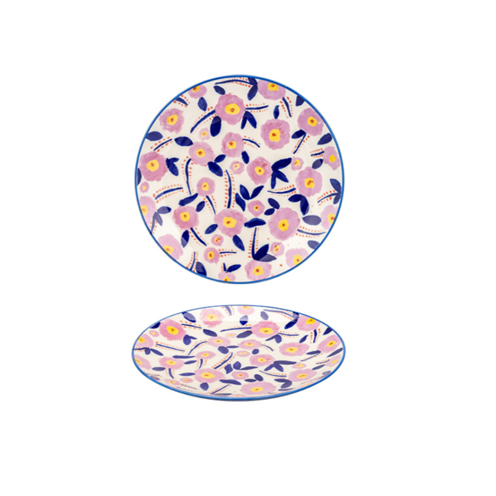 Ceramic Flower Plates - Grafton Collection