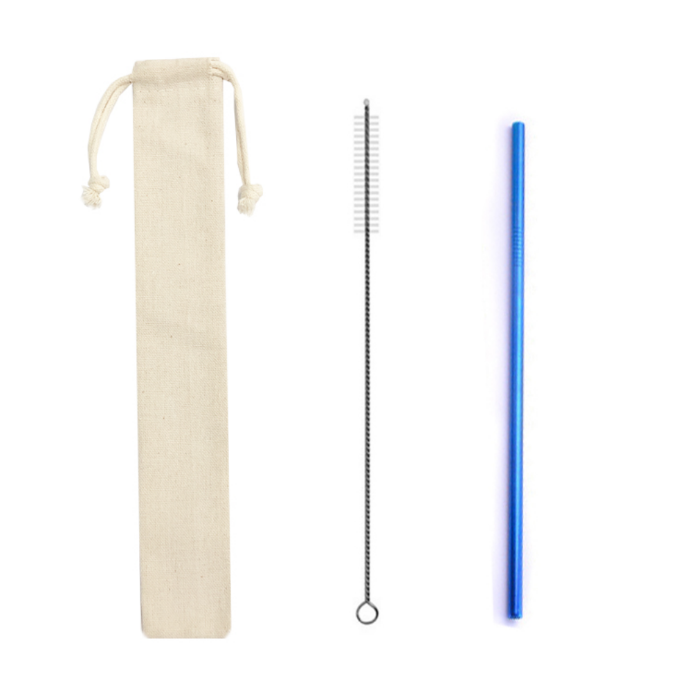 Stainless Steel Reusable Straws With Pouch - Grafton Collection