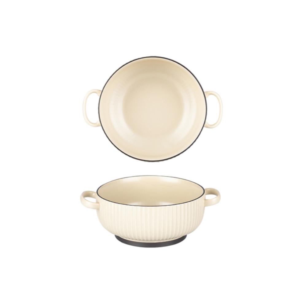 Round Baking Dish With Two Handles - Grafton Collection