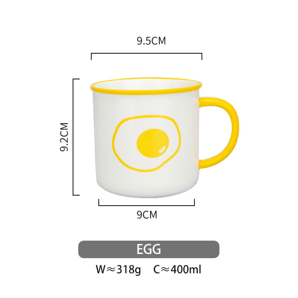 Unique Creative Printed Ceramic Coffee Mugs - Grafton Collection