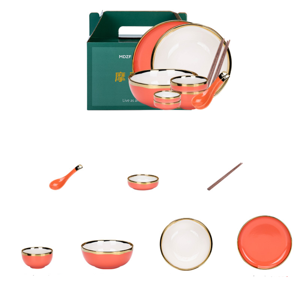 11 Piece Ceramic Dinnerware Set - Grafton Collection