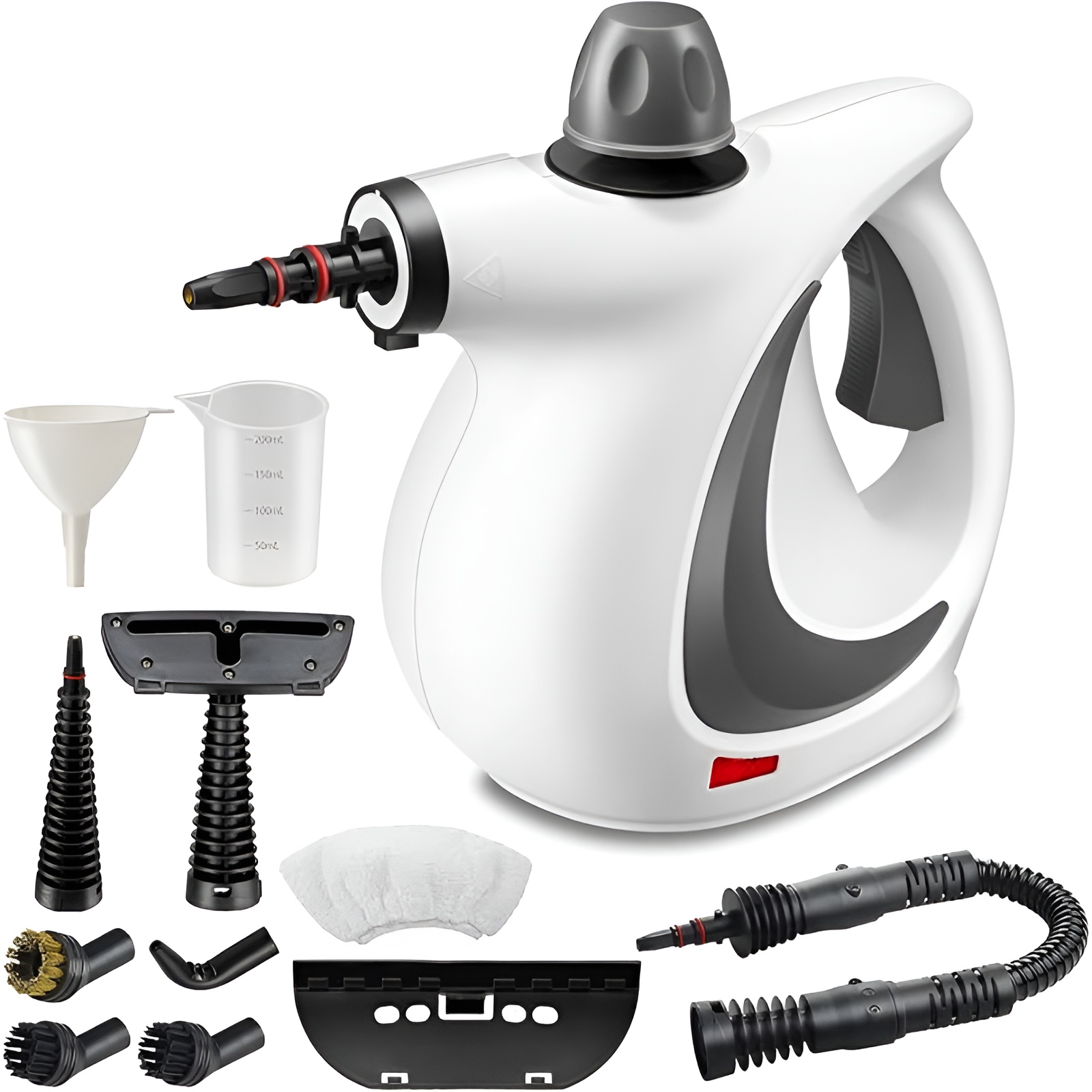 Handheld Portable Pressurized Steamer 11 Piece Accessory Steam Cleaner Set