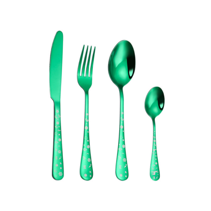 Stainless Steel Christmas Cutlery Set - Grafton Collection