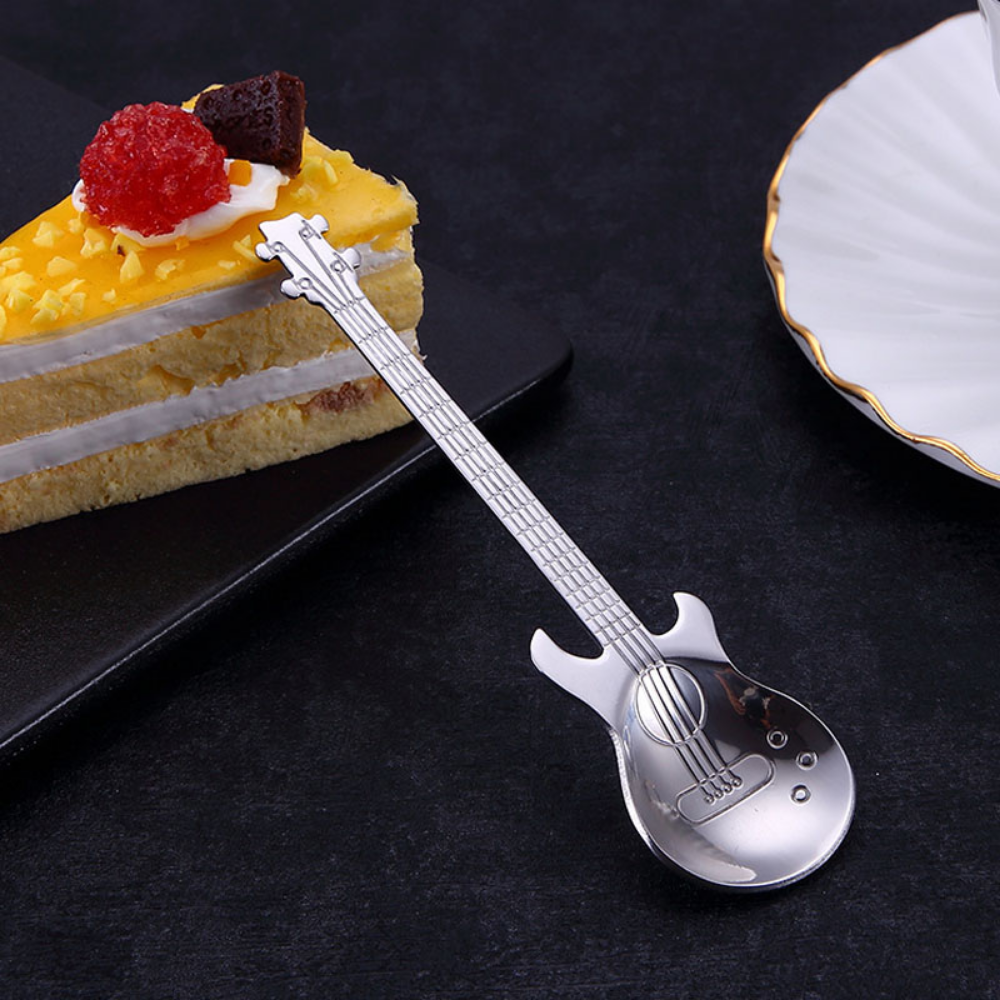 Creative Guitar Shaped Stainless Steel Spoons - Grafton Collection