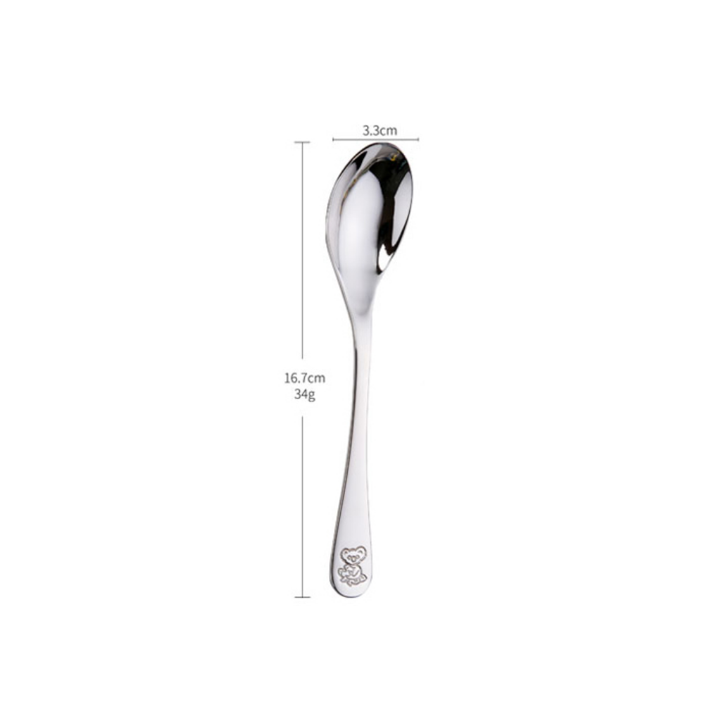 Food Grade Stainless Steel Teddy Bear Spoons - Grafton Collection