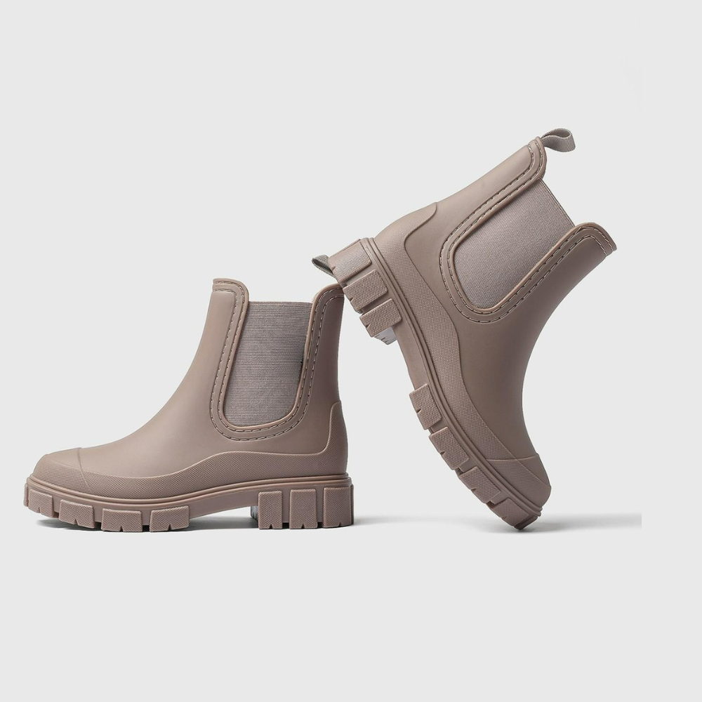 Waterproof Slip On Rain Boots For Women