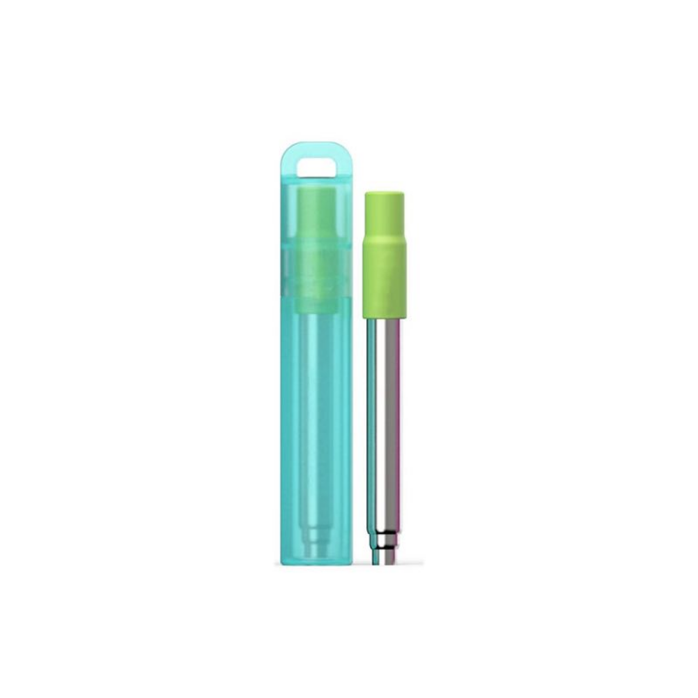 Collapsible Metal Straws + Cleaning Brush And Case - Grafton Collection
