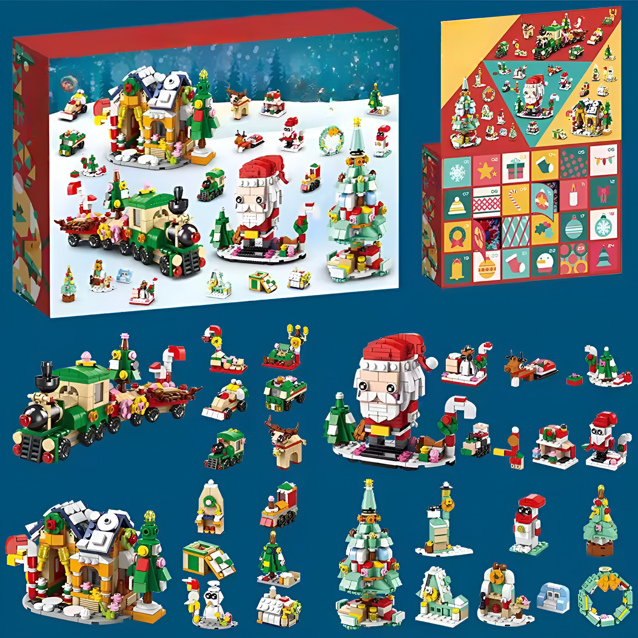 24 Pcs set Advent Calendar Fidget Toys Tree Hanging Pendant