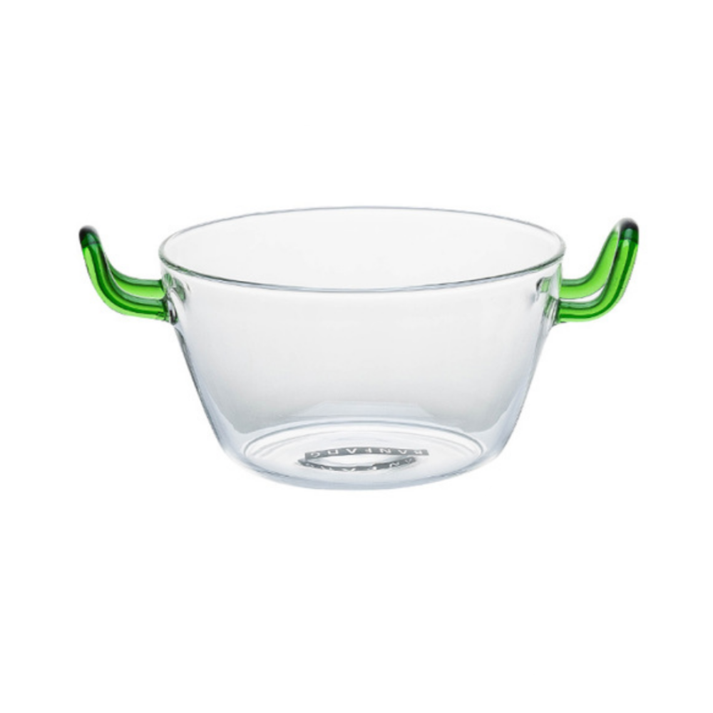 Glass Bowl With Handle - Grafton Collection