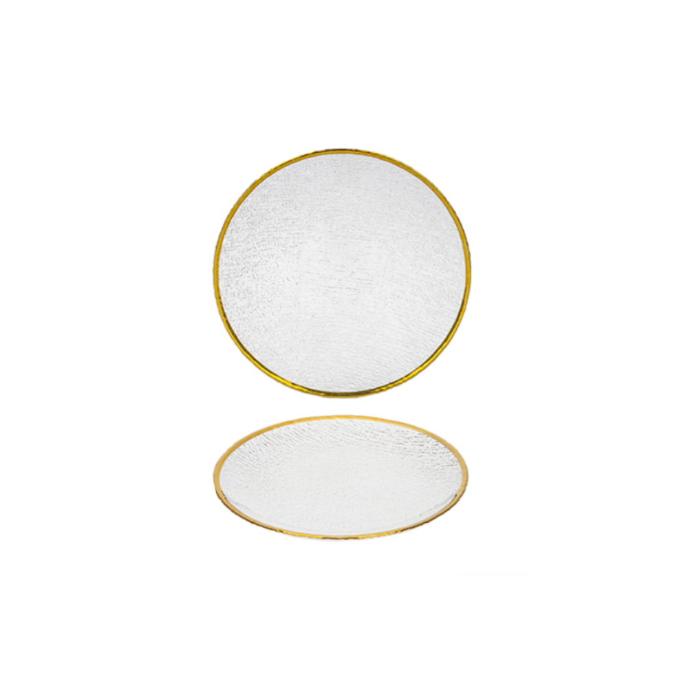 Golden Rim Glass Dinnerware - Grafton Collection