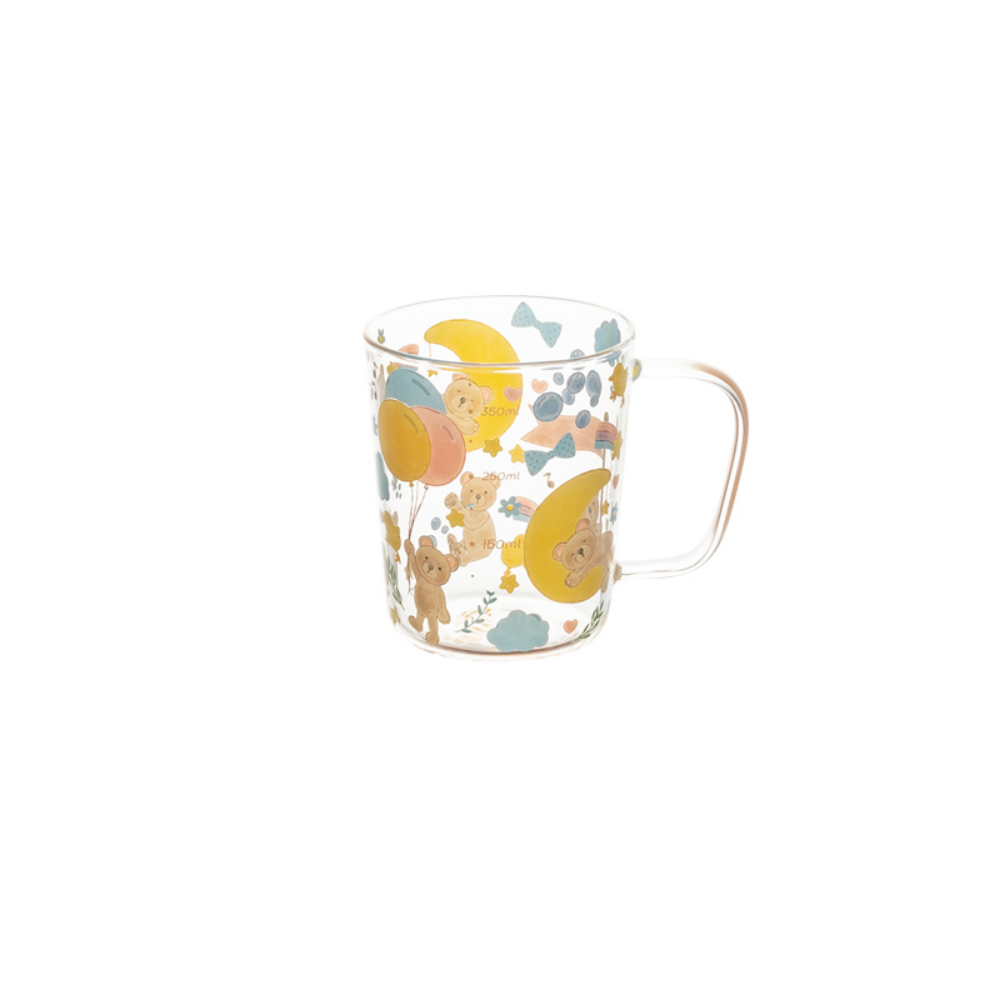 Cartoon Bear Glass Mugs - Grafton Collection