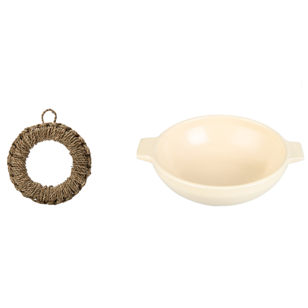 Ceramic Bowl With Coaster - Grafton Collection