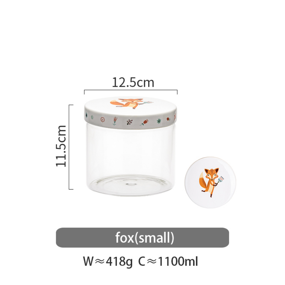 Glass Storage Jars with Sealed Ceramic Lid - Grafton Collection