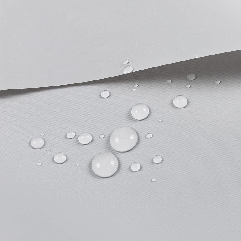 Shower Gray Curtain Liners - Lightweight Shower Curtains With Magnet, Metal Grommets - Grafton Collection