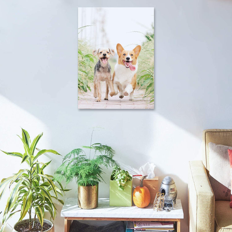 Personalized Photo To Canvas Print - Canvas Prints With Your Photos On Custom Wall Art For Bedroom, Living Room, Wedding Baby Pet Family Picture Framed Wall Art - Grafton Collection