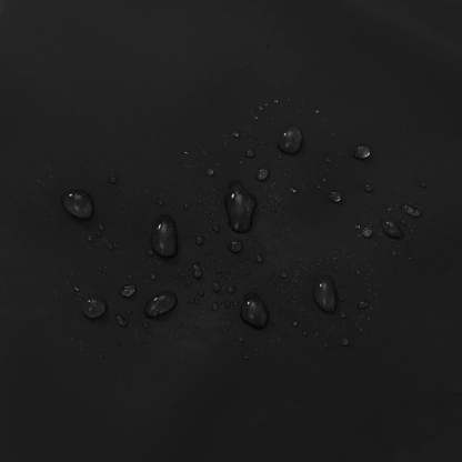 Black Shower Curtain Liner - Lightweight Shower Curtain With Magnets, Metal Grommets - Grafton Collection