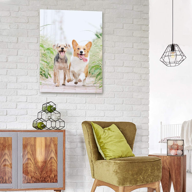 Personalized Photo To Canvas Print - Canvas Prints With Your Photos On Custom Wall Art For Bedroom, Living Room, Wedding Baby Pet Family Picture Framed Wall Art - Grafton Collection