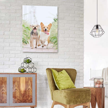 Personalized Photo To Canvas Print - Canvas Prints With Your Photos On Custom Wall Art For Bedroom, Living Room, Wedding Baby Pet Family Picture Framed Wall Art - Grafton Collection